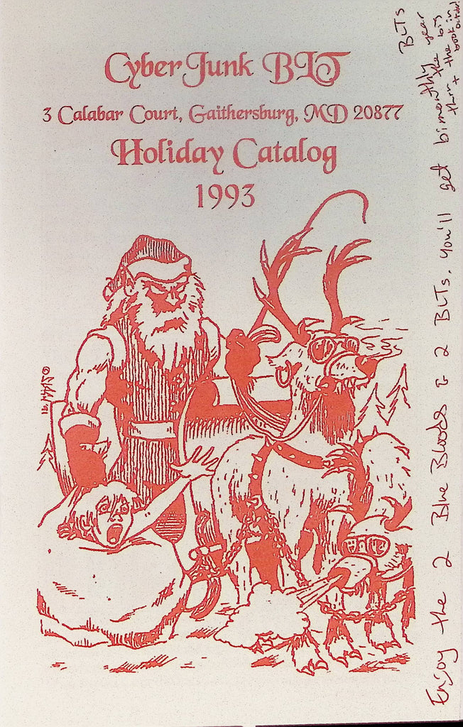 Cyber Junk BLT Holiday Pamphlet Catalog 1993 102325AMP