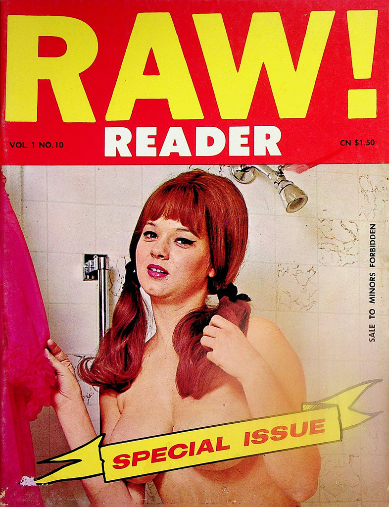 Raw! Reader Vintage Magazine  Miss Lynn Oleium / Torrid Tease   vol.1 #10  1966 Special Issue     092824lm-p
