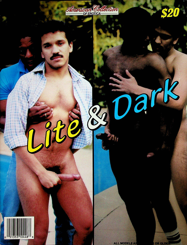Lite & Dark Gay Magazine  #1 1980's  American Collection Of Erotica      110324lm-p
