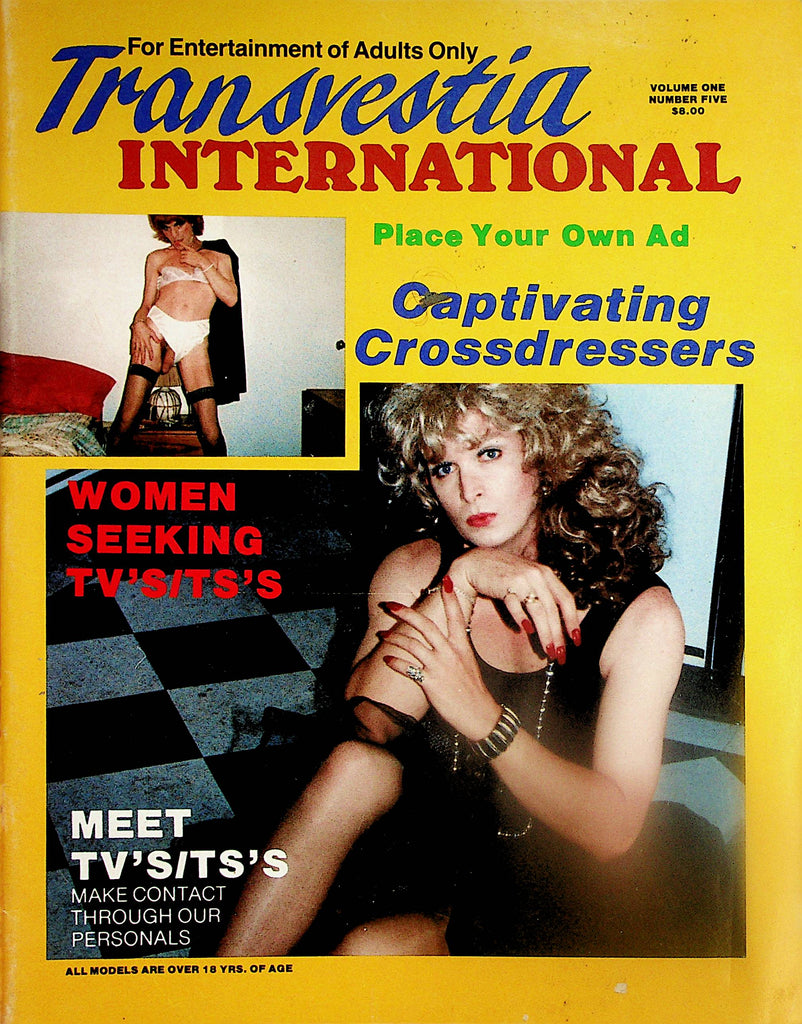 Transvestia International Contact Magazine  Captivating Crossdressers- TV's / TS's  vol.1 #5  1989   092824lm-p