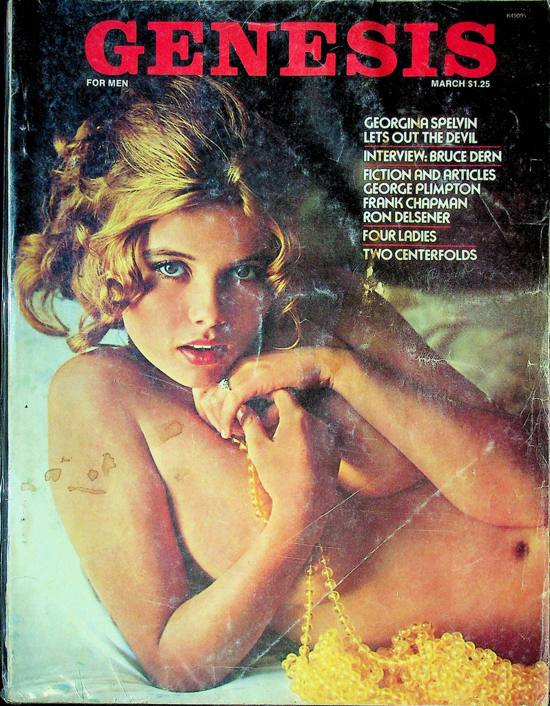 Genesis Men's Magazine Georgina Spelvin & Bruce Dern March 1974 062524RP