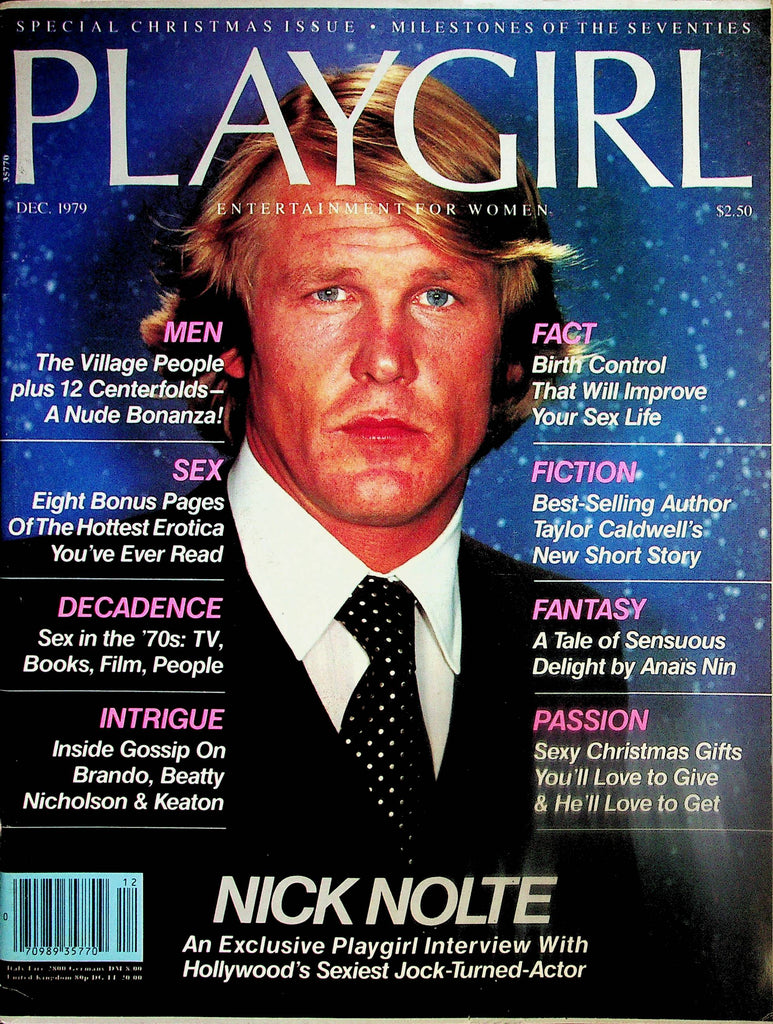 Playgirl Magazine  Cover Nick Nolte /  The Village People  December 1979    070325lm-p