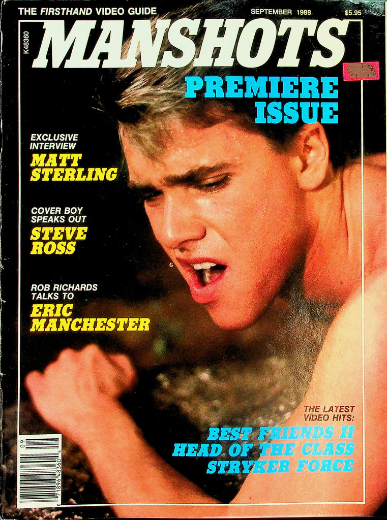 Manshots Gay Magazine  Jeff Stryker In Stryker Force  Premiere Issure!  September 1988  052726lmp-GSC