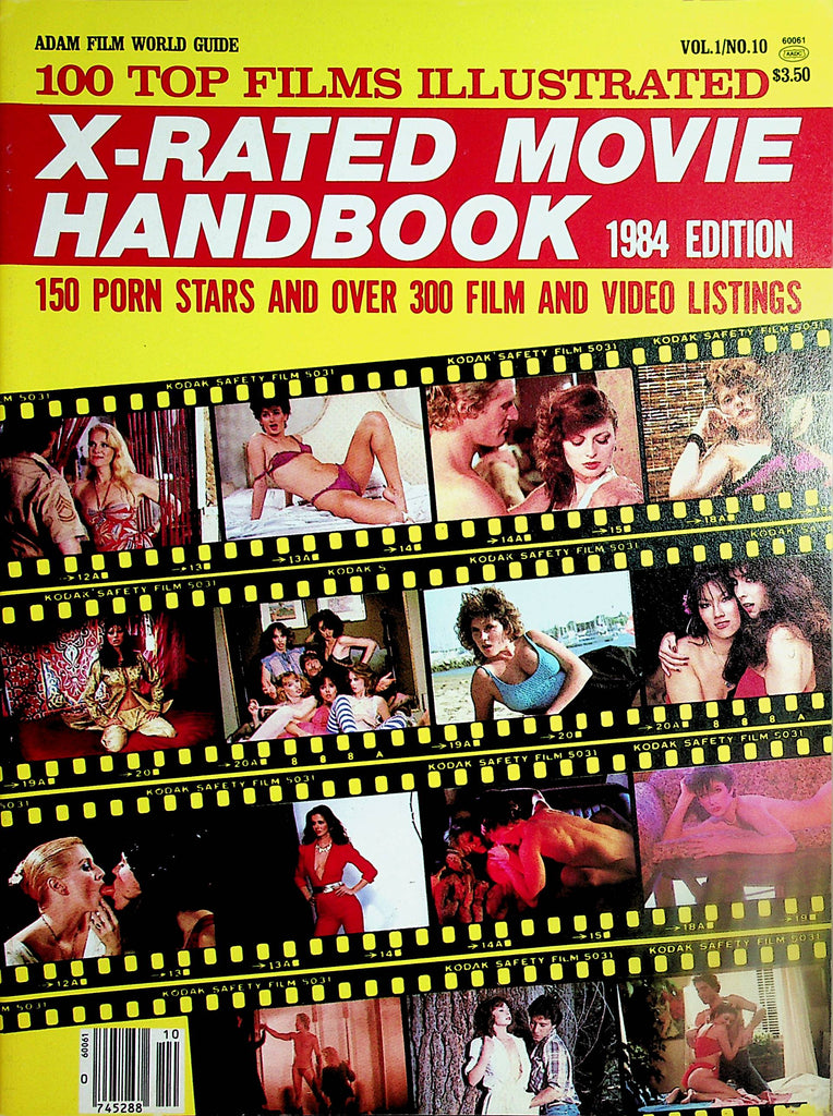 Adam Film World Guide X-Rated Movie Handbook  100 Top Films Illustrated / 150 Porn Stars   1984  Edition 050224lm-p2