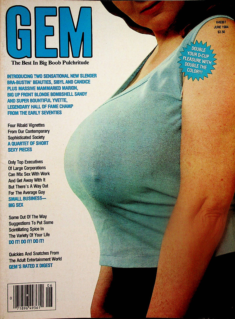 Gem Busty Magazine  Centerfold Girl Sibyl  June 1984   040725lm-p
