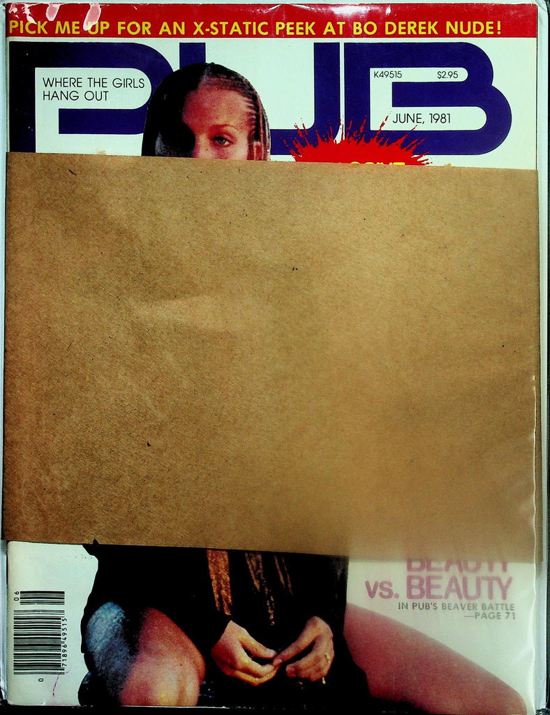 Pub Magazine  X-Static Peek At Bo Derek Nude!  June 1981    111225lm-p