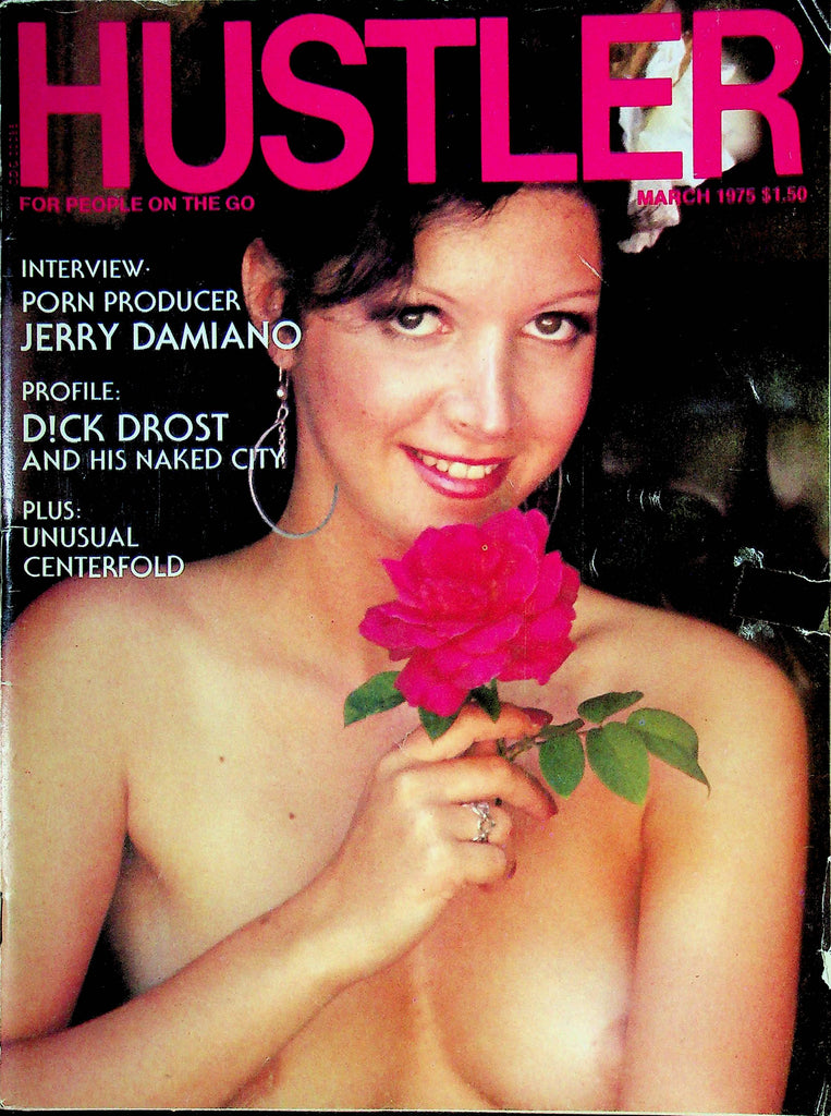 Hustler Magazine Jerry Damiano & Dick Drost March 1975 W/Poster 120924RP