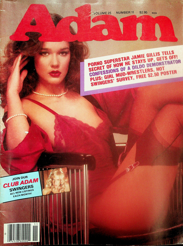 Adam Magazine  Jamie Gillis / Girl Mud-Wrestlers  vol.25 #11  1981  120925lmp