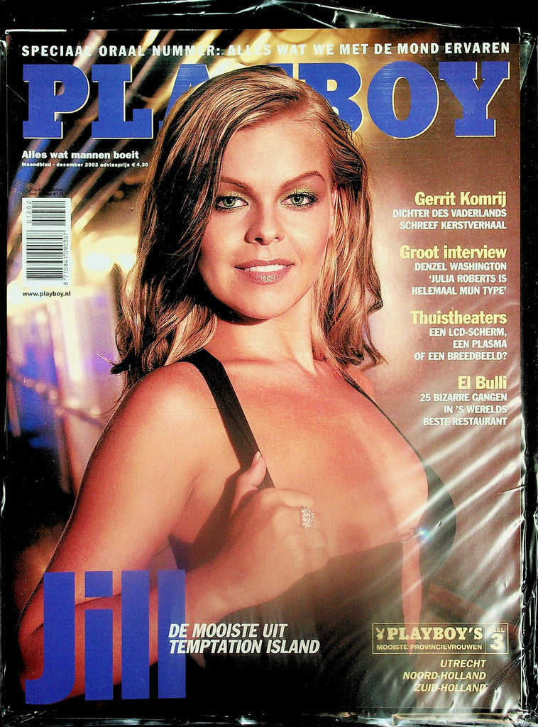 Playboy Dutch International Magazine  Covergirl Jill  December 2002   090225lm-p