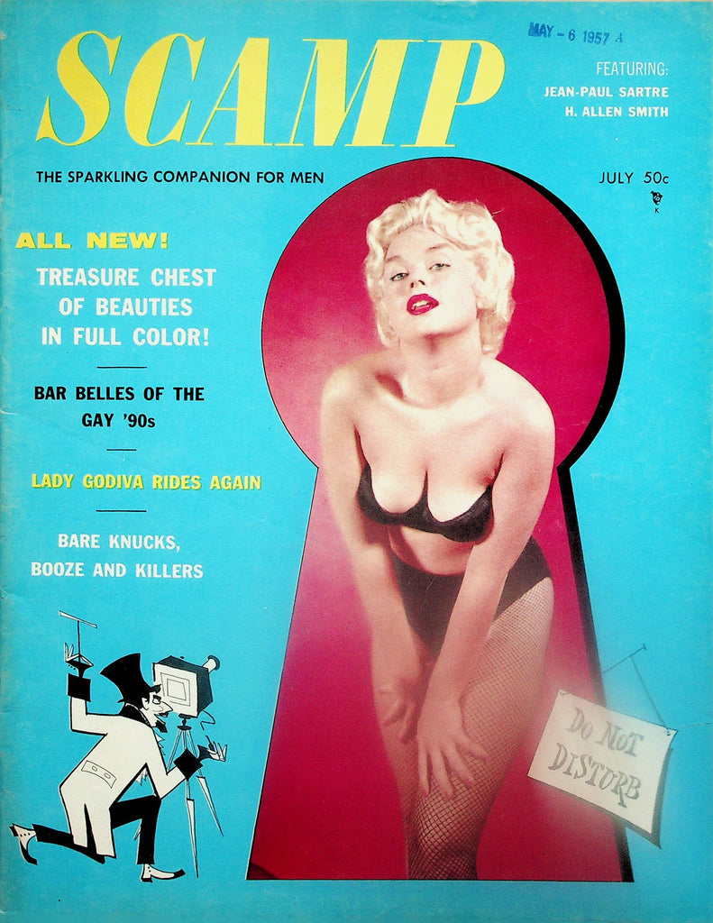 Scamp Vintage Magazine   Joyce Miles / Lady Godiva Rides Again  July 1957     091325lm-p