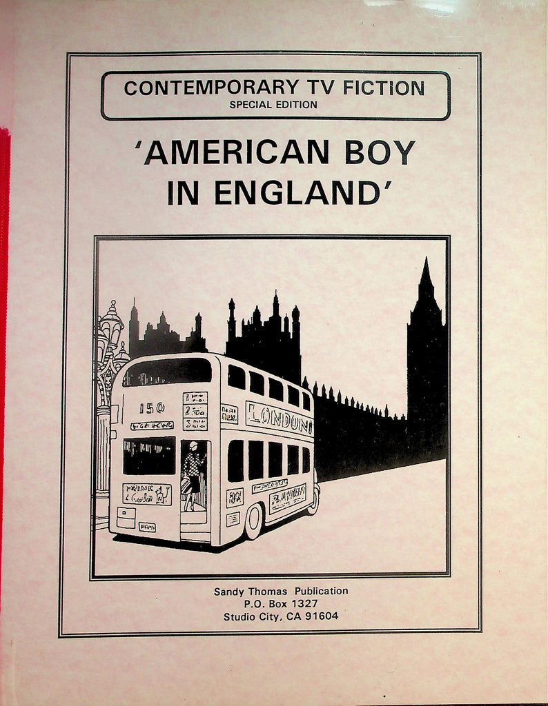 'American Boy In England' Contemporary TV Fiction Special Edition  by C.V. 1990's     100526lmp-GSC