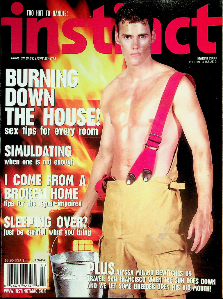 Instinct Gay Interest Magazine   Cover Guy Hans  March 2000   042226lmp