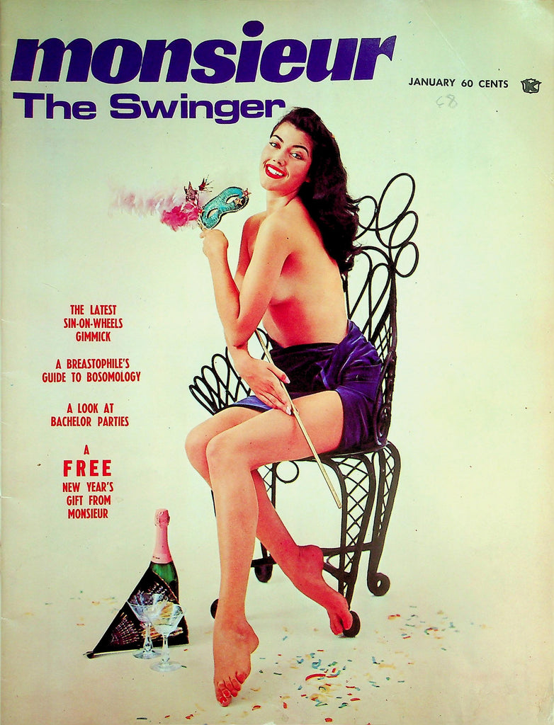 Monsieur The Swinger Magazine  Mademoiselle Of The Month Michele January 1968   032426lmp