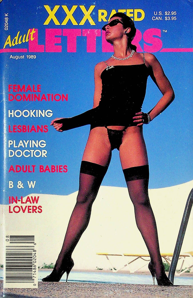 XXX Rated Adult Letters Men's Digest Magazine August 1989 100724RP