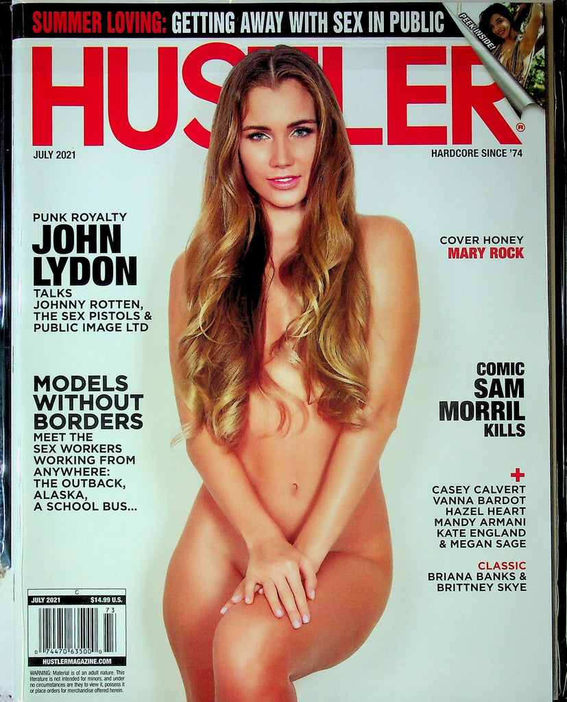 Hustler Magazine Ft. Mary Rock & Casey Calvert July 2021 092925RP-