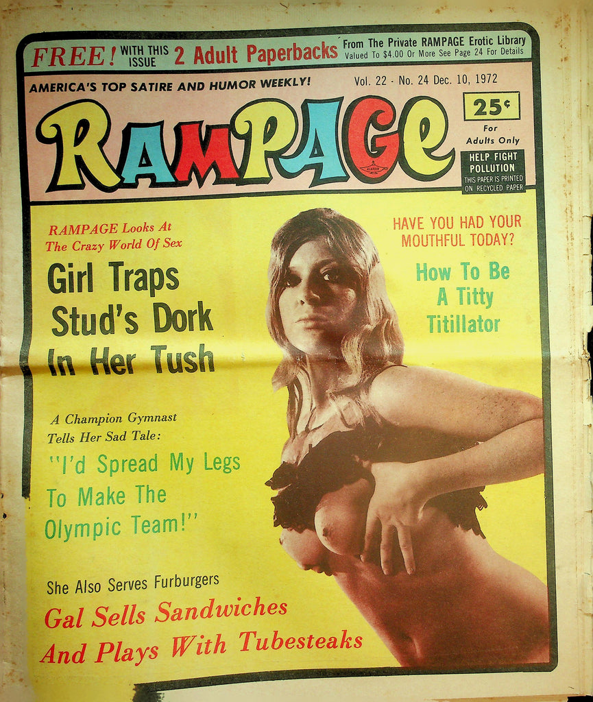 Rampage Adult Newspaper  How To Be A Titty Titillator  December 10, 1972   050826lmp