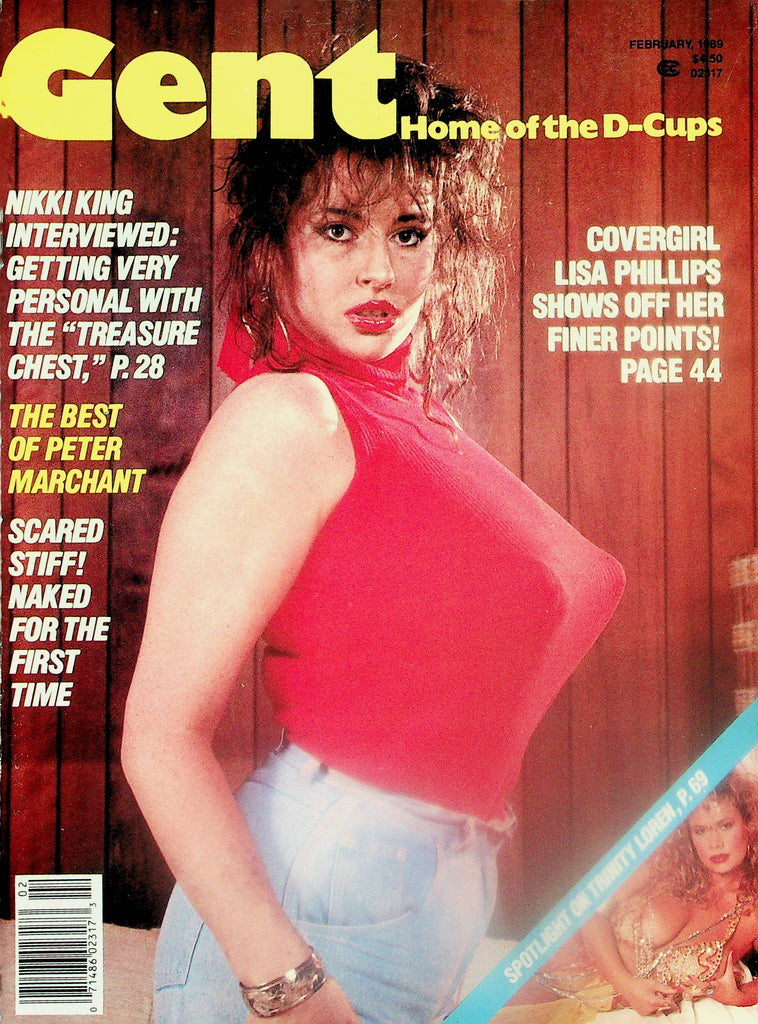Gent Busty Magazine   Covergirl Lisa Phillips / Trinity Loren  February 1989     102525lm-p