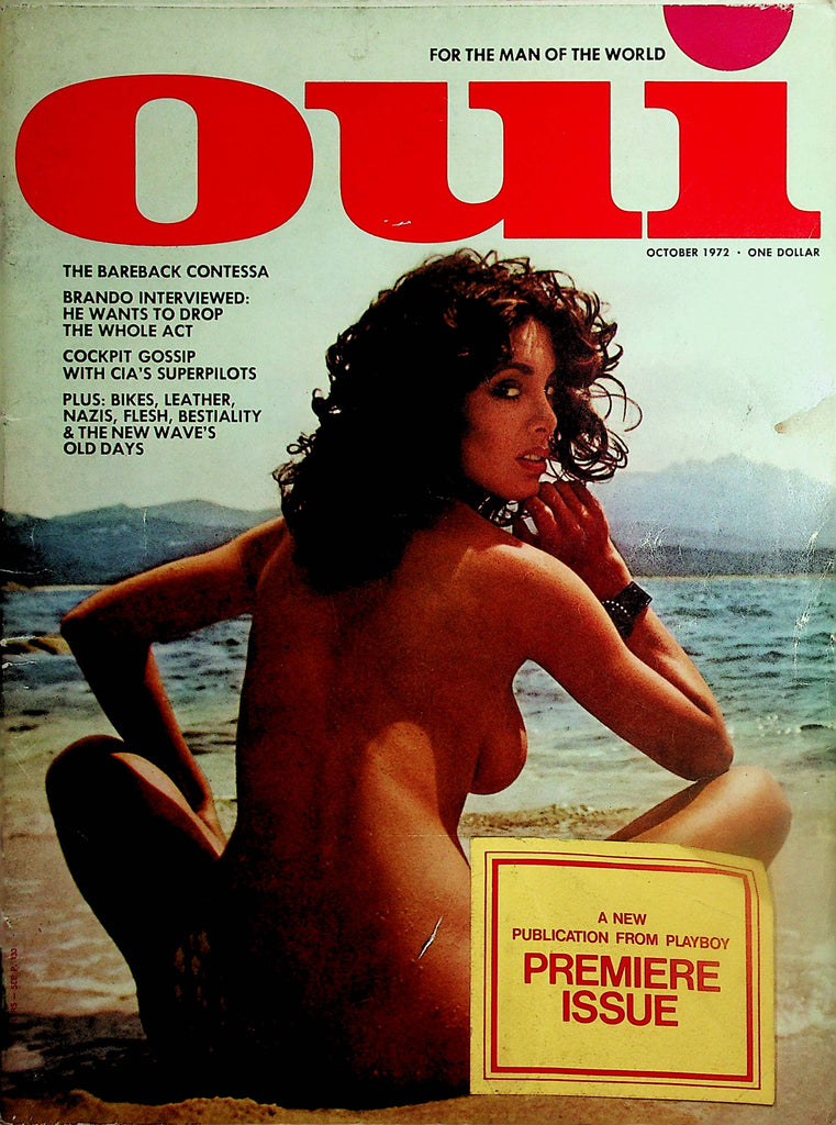 Oui Magazine  The Bareback Contessa / Brando Interview   October  1972  Premiere Issue   060224lm-p