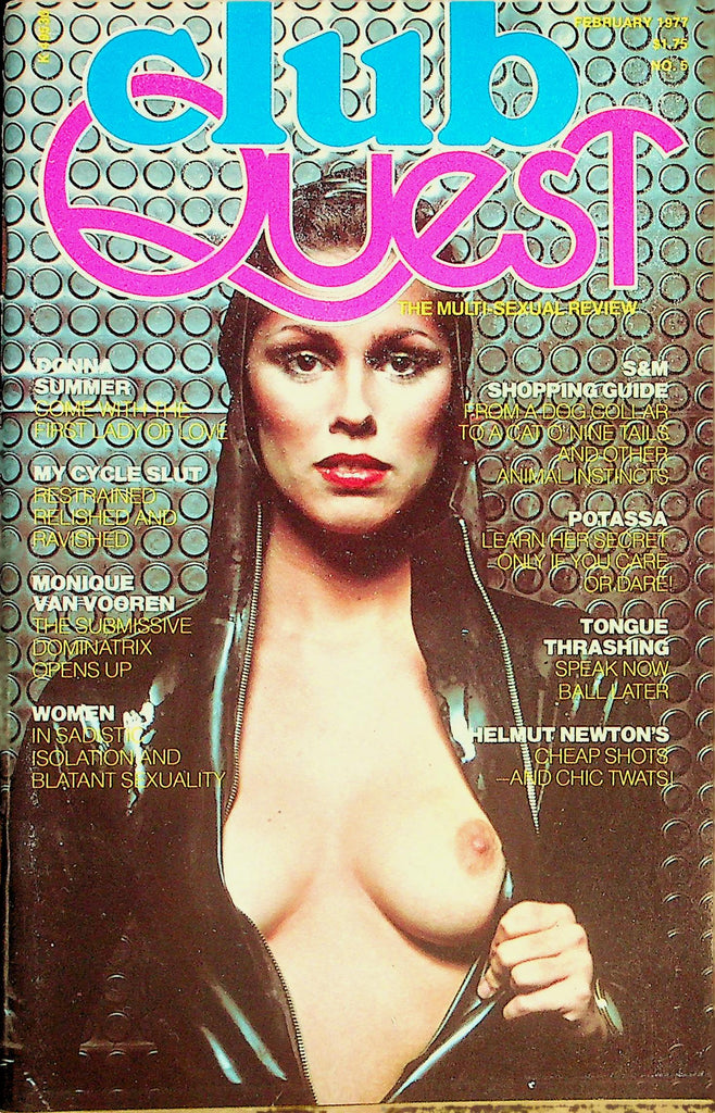 Club Quest Digest   Donna Summer, Cycle Slut, Monique Van Vooren & More!   February 1977   100226lmp-GSC