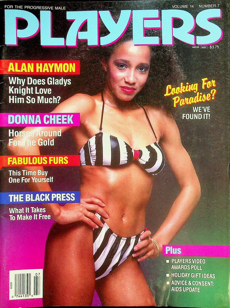 Players Magazine  Covergirl Bridget Johnson / Centerfold Girl Kamali  vol.14 #7  December 1987   042126lmp