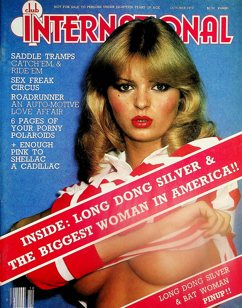 Club International Magazine  Long Dong Silver & Bat Woman  October 1979   012525lm-p