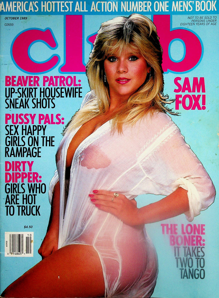 Club Magazine  Samantha Fox  October 1989    052725lm-p