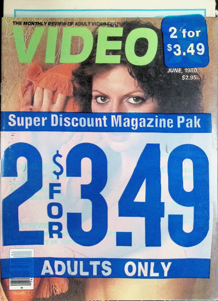 Lot of 2 Magazines: Video X June 1980 & Whitehouse #7  New/Sealed 1980s 091926LLP