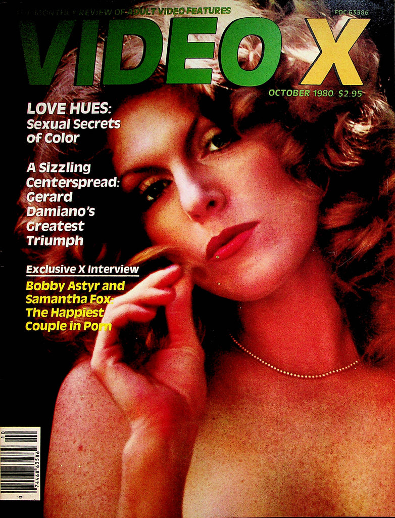 Video X Magazine Bobby Astyr and Samantha Fox  October 1980    020626AMP-