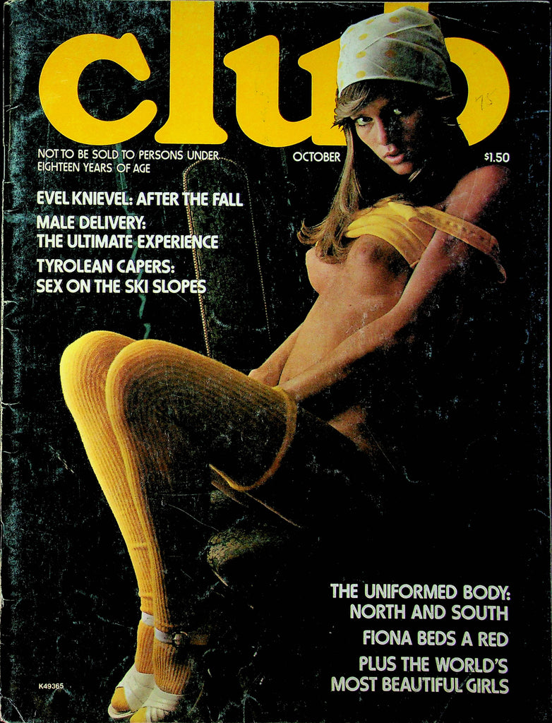 Club Magazine Evel Knievel October 1975 091323RP