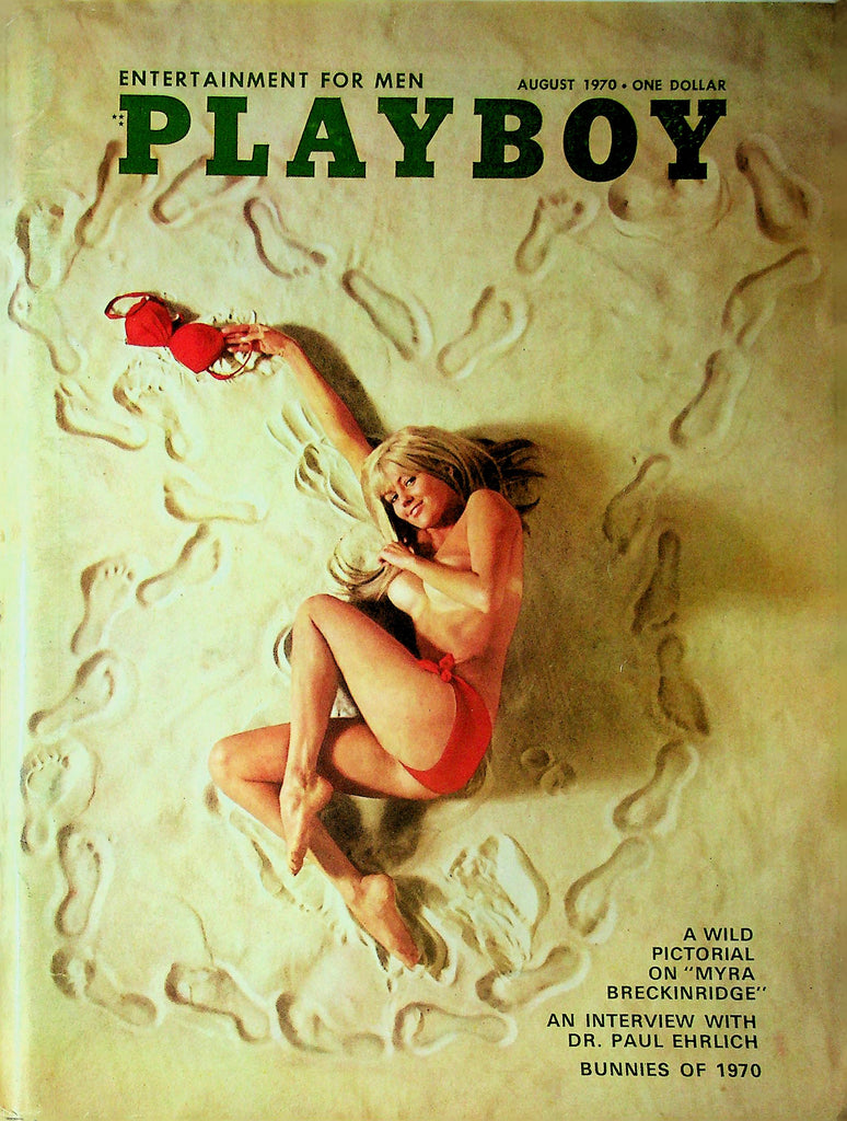 Playboy Magazine Ft. Myra Breckinridge & Dr. Paul Ehrlich August 1970 090225RP-