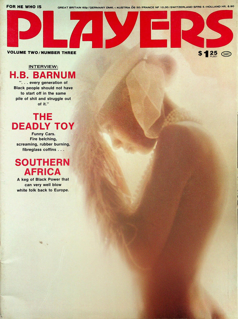 Players Magazine  Cover/Centerfold Girl Dea  vol.2 #3  August 1975     121225lmp