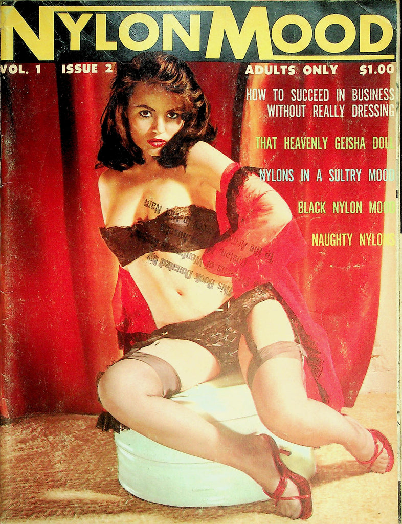 Nylon Mood Magazine  Nylons In A Sultry Mood / Naughty Nylons  vol.1 #2 1963   060226lmp-GSC