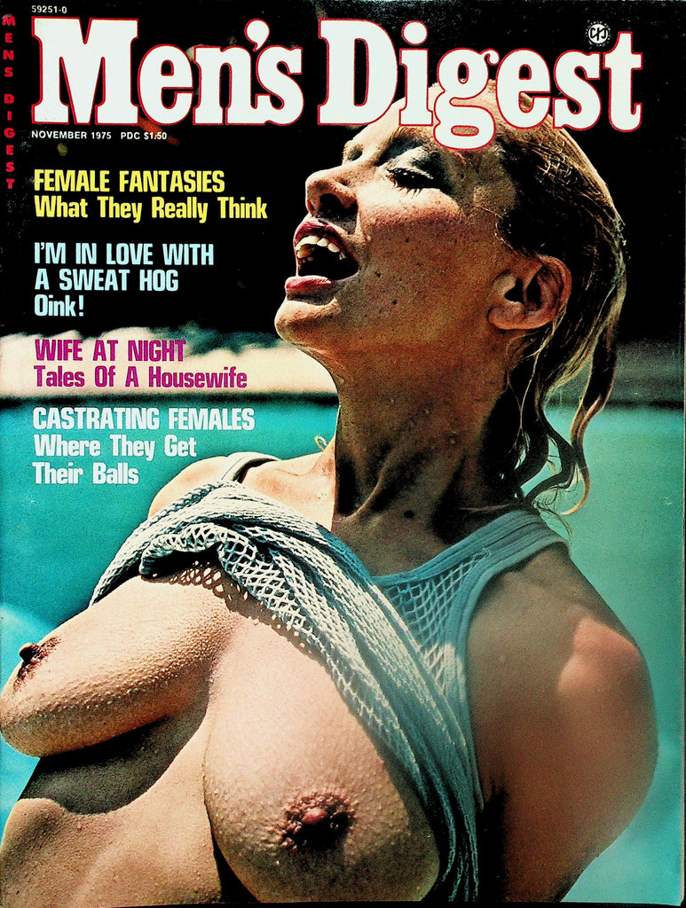 Men's Digest Magazine   Covergirl Mary's Got It Made! November 1975     112525lmp