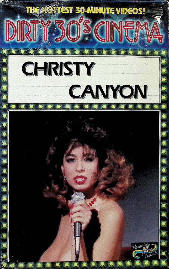Dirty 30's Cinema Christy Canyon Paradise Visuals 1980s Adult VHS 081924AMPVHS2