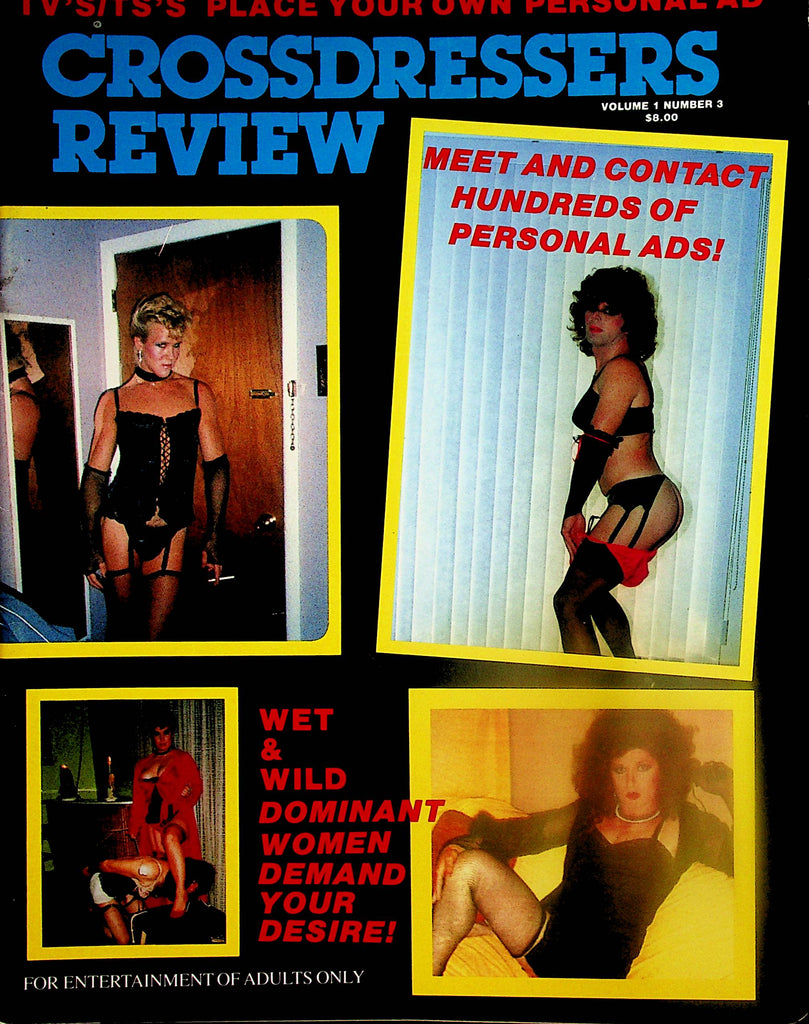 Crossdressers Review Contact Magazine  vol.1 #3  1989   080924lm-p
