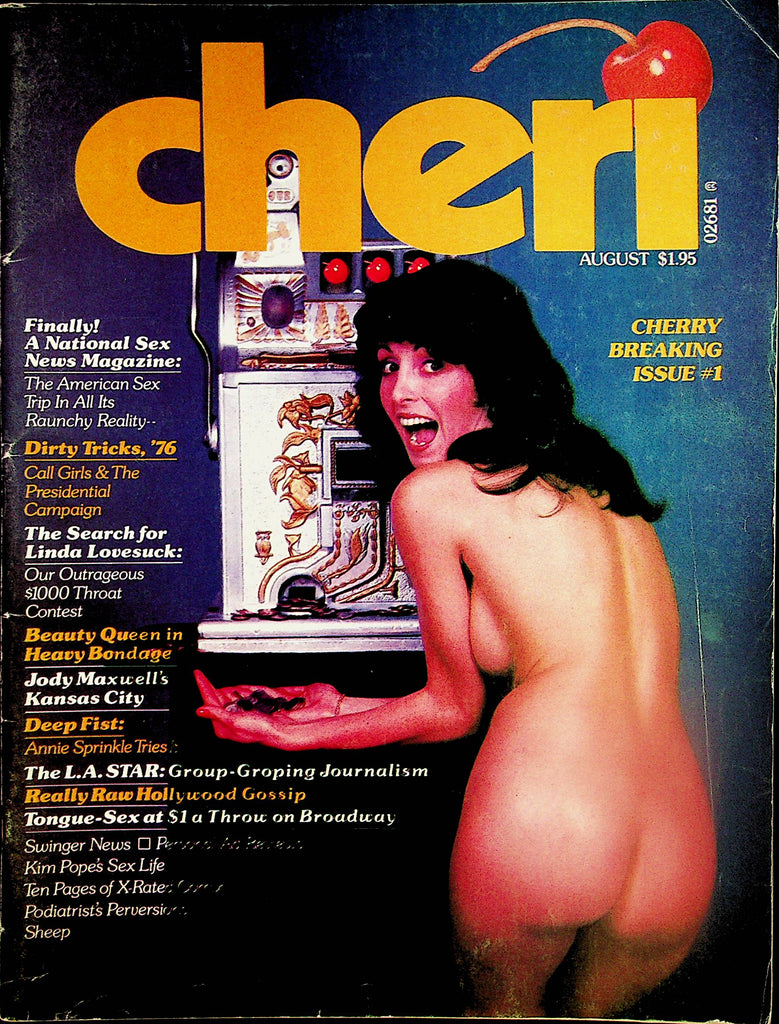 Cheri Magazine  Deep Fists: Annie Sprinkle Tries August 1976  #1 Issue       032224lm-p