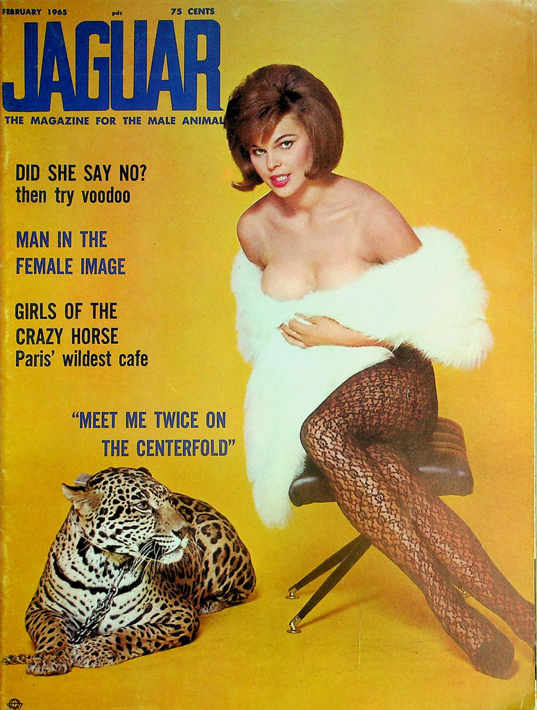 Jaguar Magazine  Cover/Centerfold Girl Launa Rolfe  February 1965  041126lmp