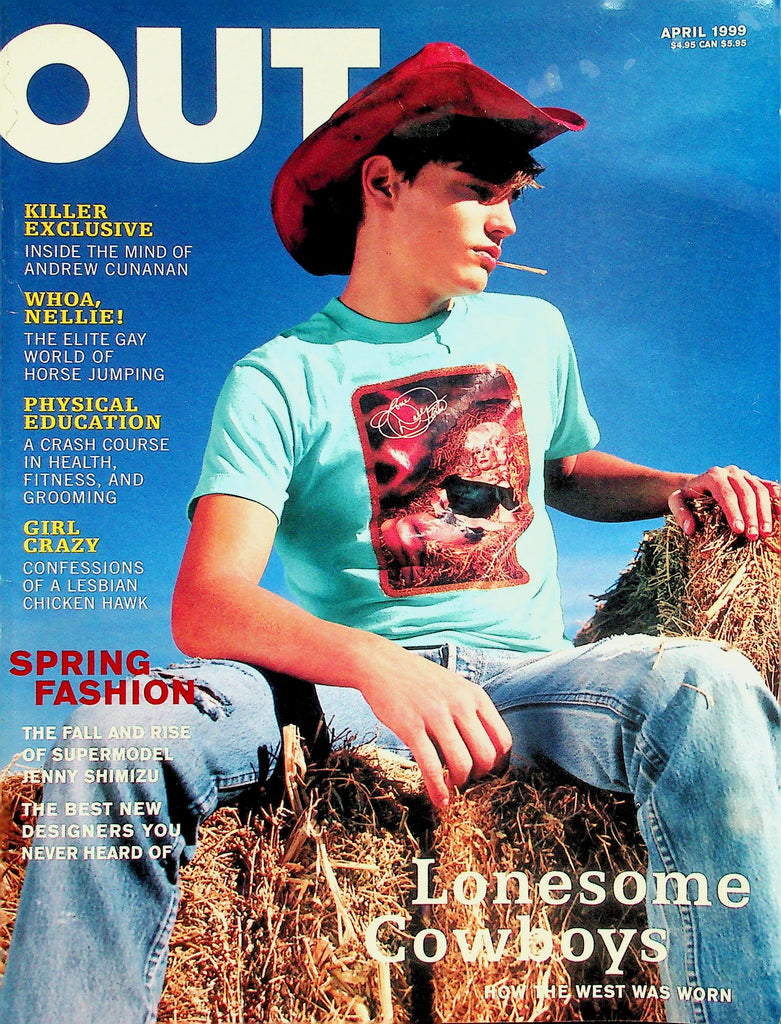 Out Gay & Lesbian Magazine  Spring Fashion - Lonesome Cowboys How The West Was Worn  April 1999    042226lmp