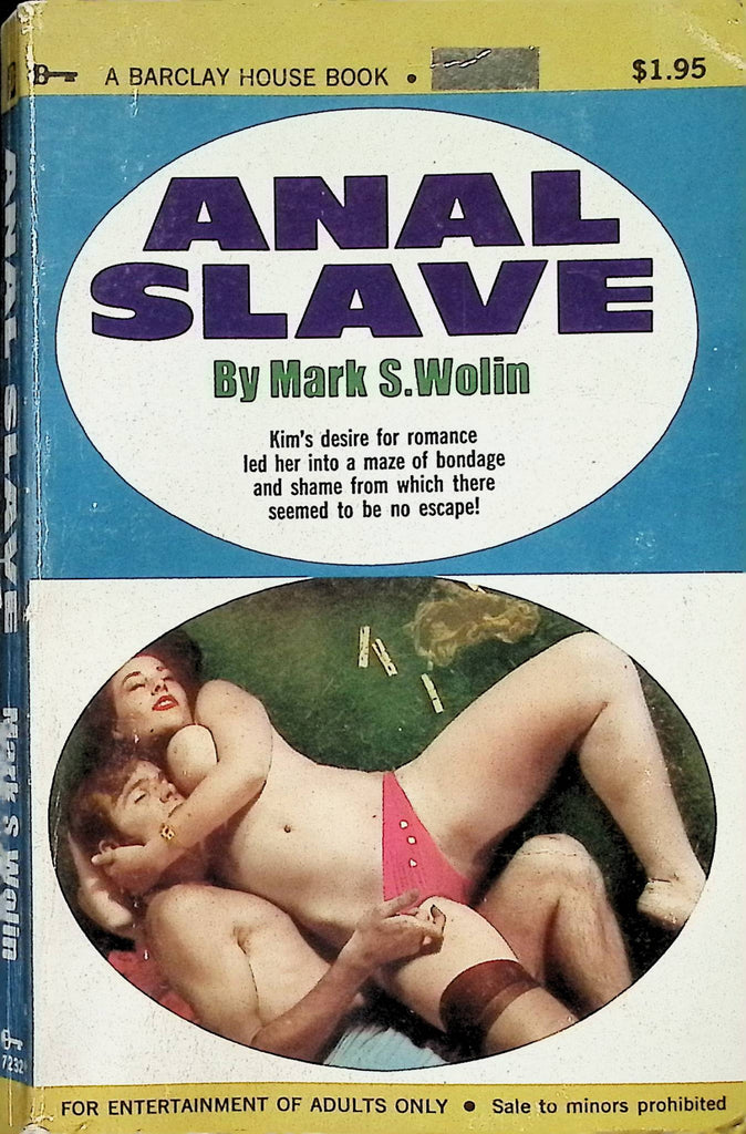 Anal Slave by Mark S Wolin Barclay House Book 7232 1972 Adult Erotic Paperback Novel-052024AMP