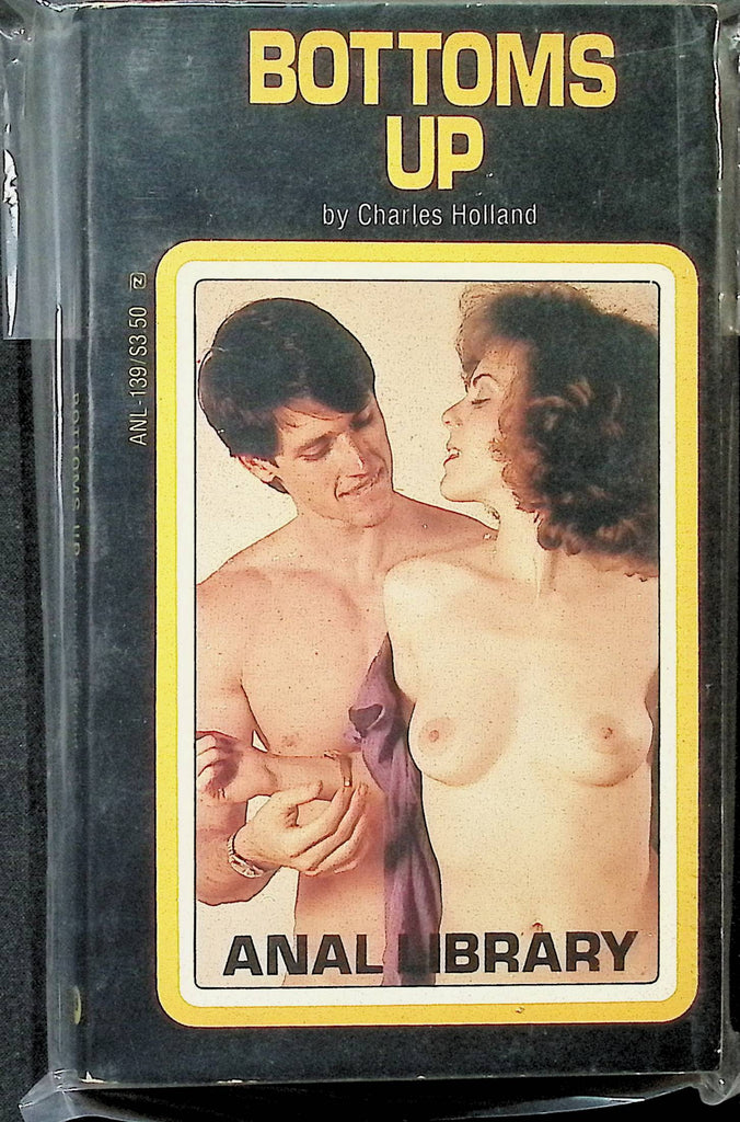 Bottoms Up by Charles Holland ANL-137 1980s Anal Library Adult Paperback Novel -112024AMP