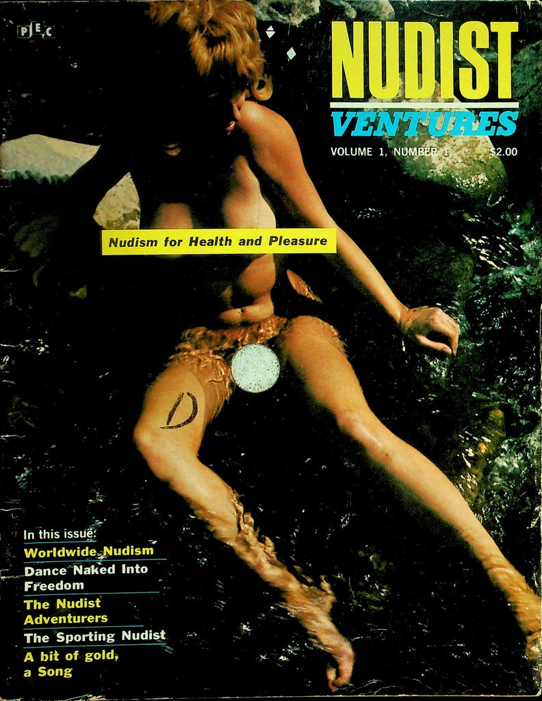 Nudist Ventures Magazine  Worldwide Nudism / Dance, Adventurers, & Sporting Nudists   vol.1 #1  1966    102126lmp-GSC