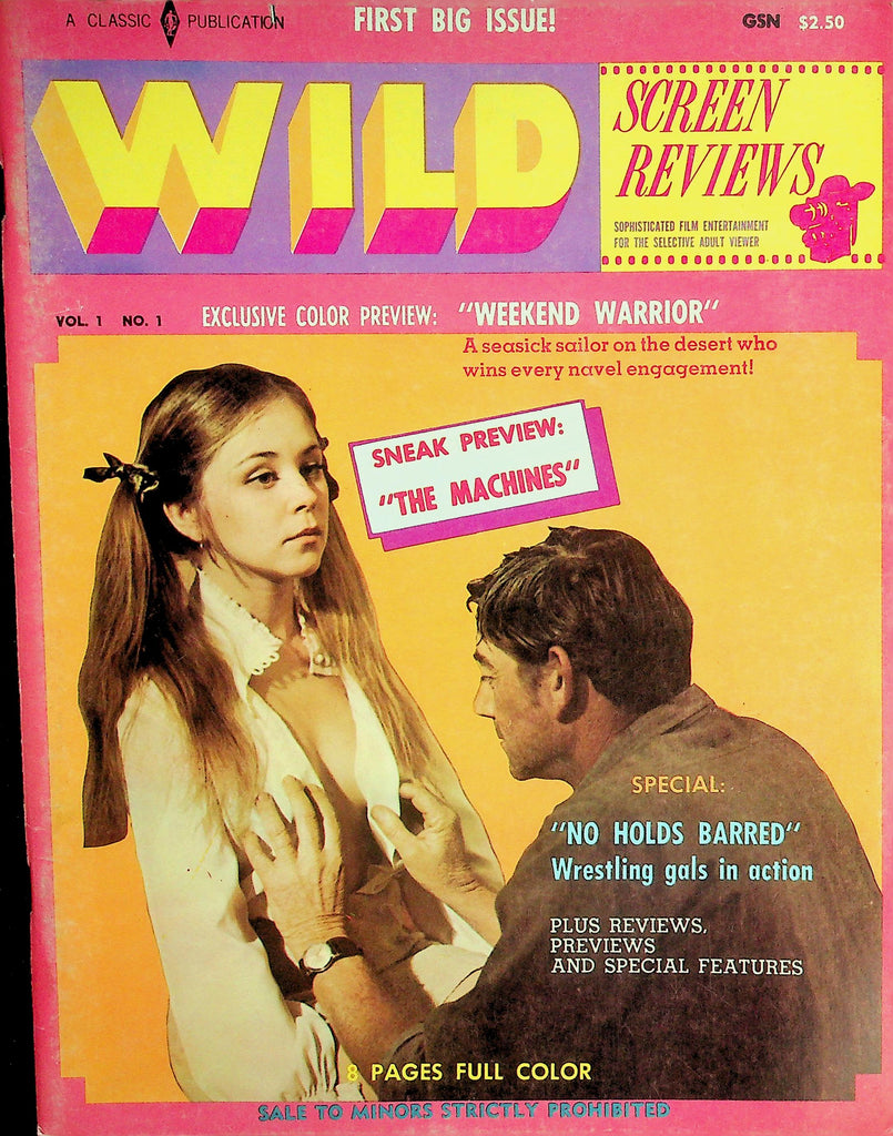 Wild Screen Reviews Magazine  Weekend Warrior, The Machines, No Holds Barred  vol.1 #1   082526lmp-GSC