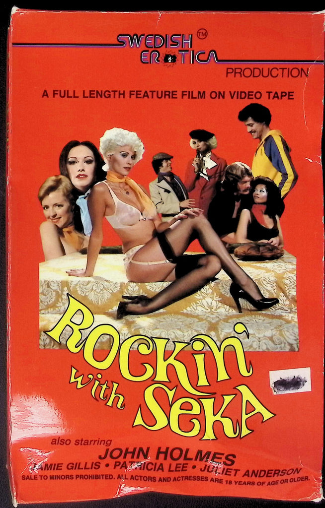 Rockin' with Seka ft. John Holmes, Jamie Gillis, Patricia Lee Adult VHS Swedish Erotica 120325AKVHS