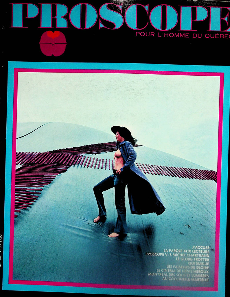Proscope For The Man Of Quebec French International Magazine  Covergirl Catherine  #9  1970's    092025lm-p