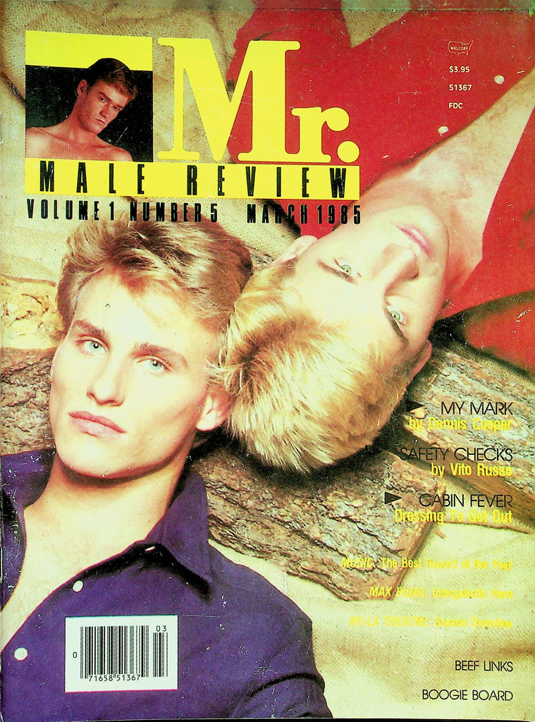 Mr. Male Review Gay Magazine  Centerfold Ricky Dean  March 1985   102426lmp-GSC