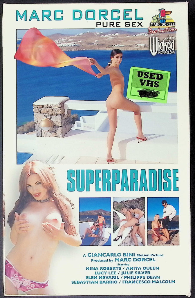 Superparadise ft. Nina Roberts, Anita Queen, Lucy Lee Adult VHS Marc Dorcel Video Team 102025AKVHS