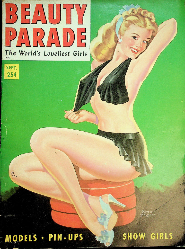 Beauty Parade Vintage Magazine  Betty Pagie  September  1954  072226lmp-GSC