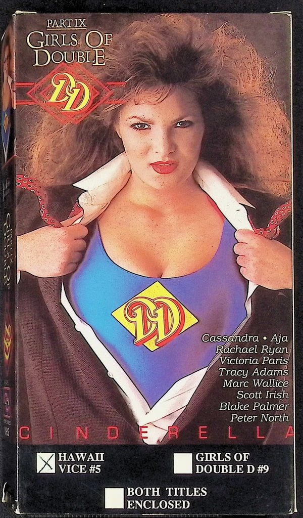 Part #9 Girls of Double ft. Cassandra, Aja, Rachael Ryan Adult VHS Cinderella Dist 102425AKVHS