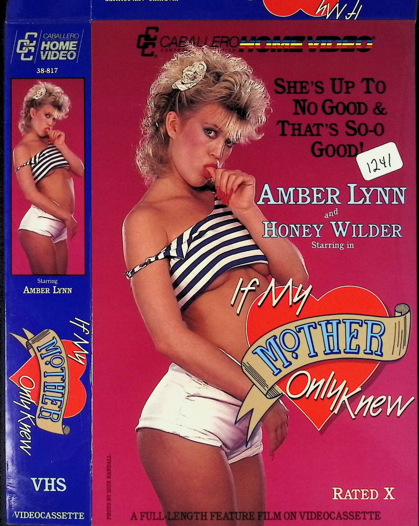 If My Mother Only Knew with Amber Lynn, Honey Wilder Adult VHS Caballero Home Video 032326AKVHS