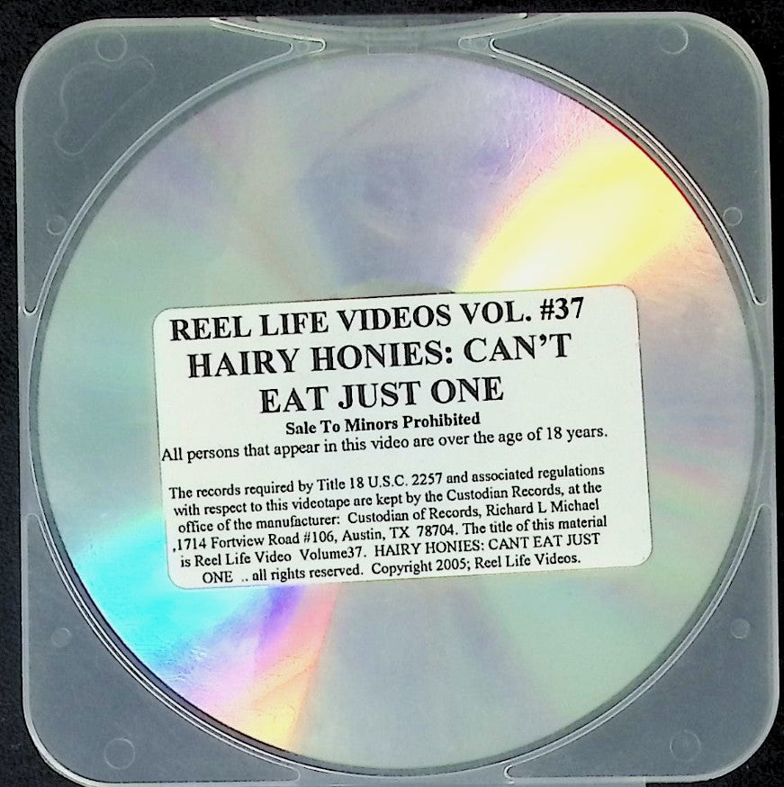 Reel Life Videos Volume #37 Hairy Honies: Can't Eat Just One Adult DVD 022026AKDVD-D18